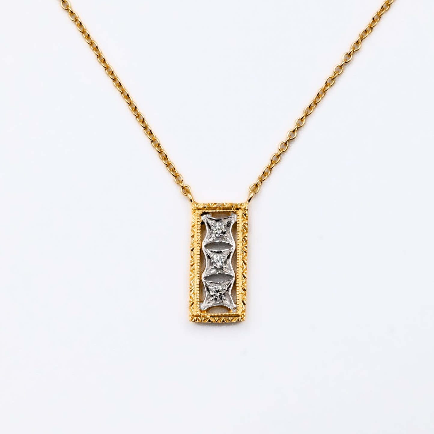 TELA Rectangle - K18YG × K18WG