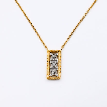 TELA Rectangle - K18YG × K18WG