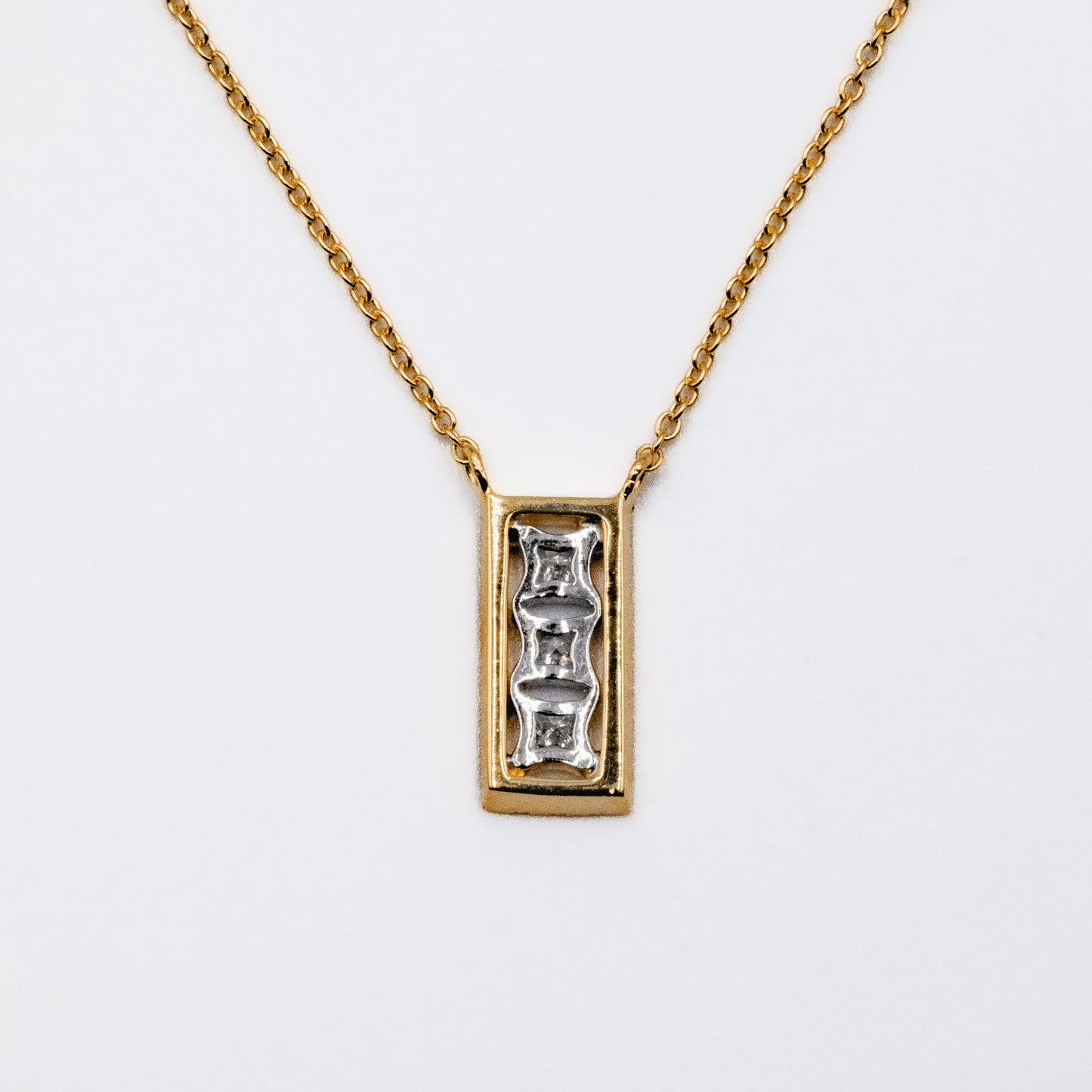 TELA Rectangle - K18YG × K18WG