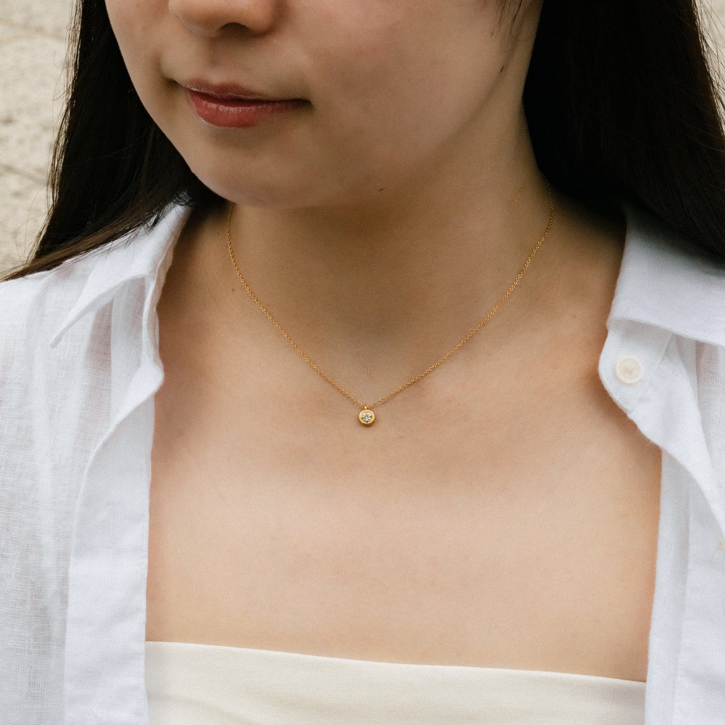 VELO Necklace - K18YG/WG