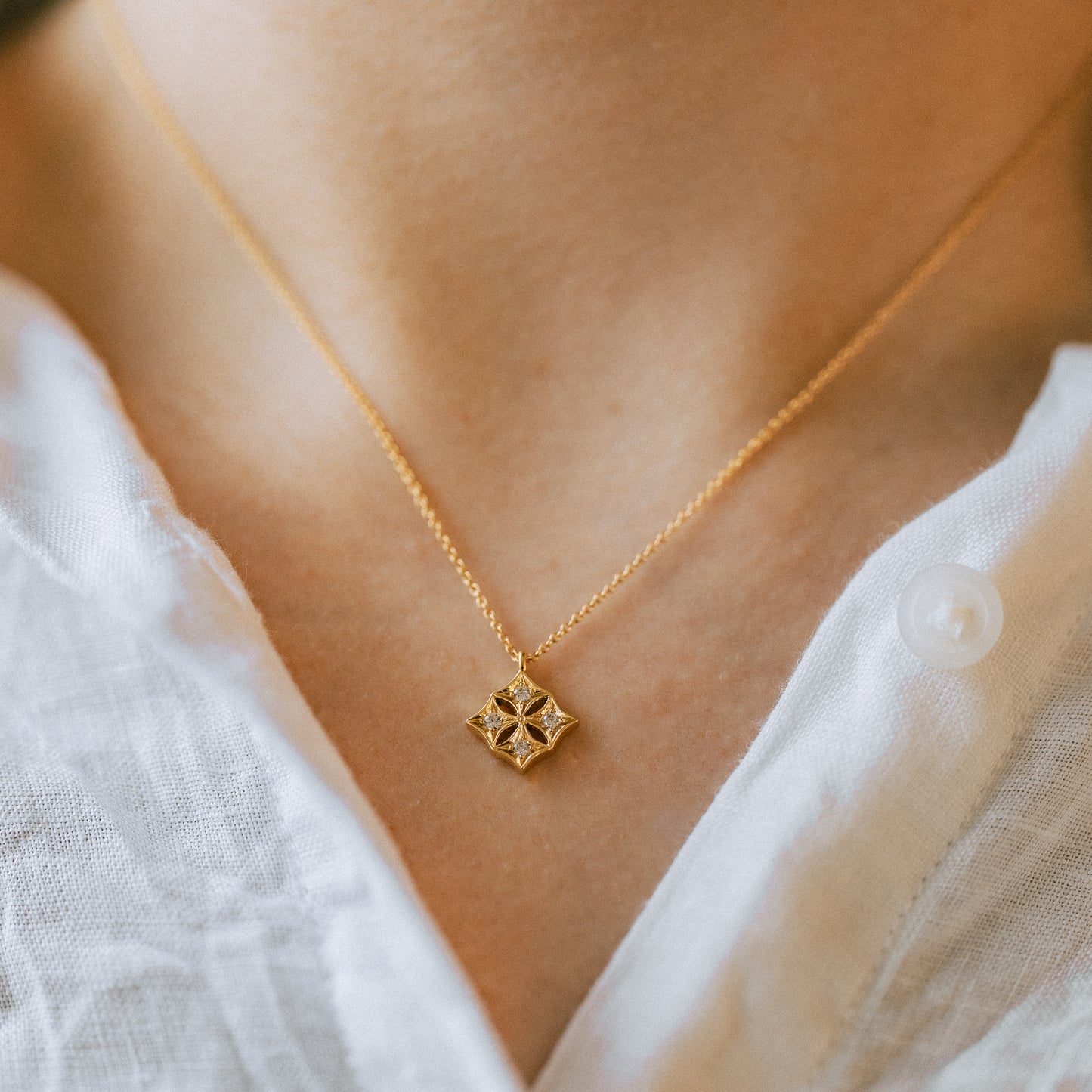 AURA Necklace - K18YG