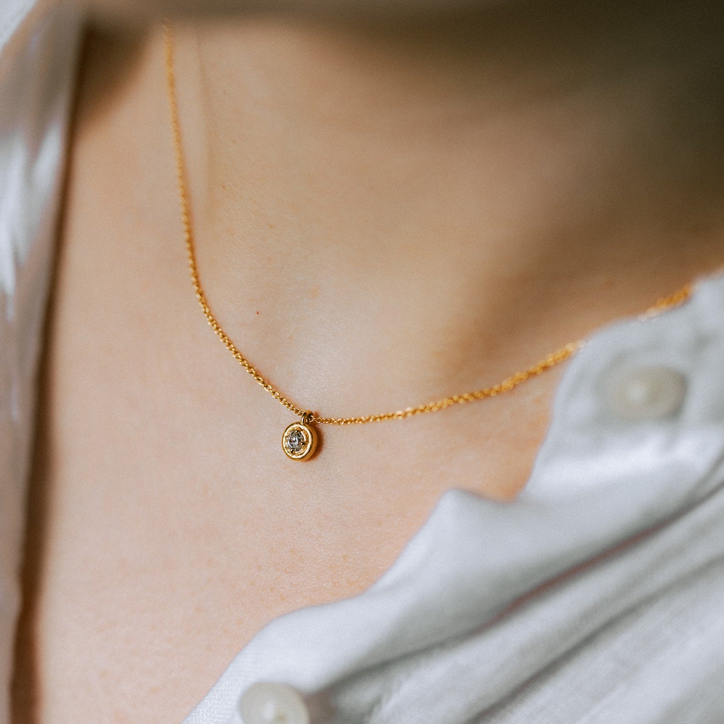 VELO Necklace - K18YG/WG