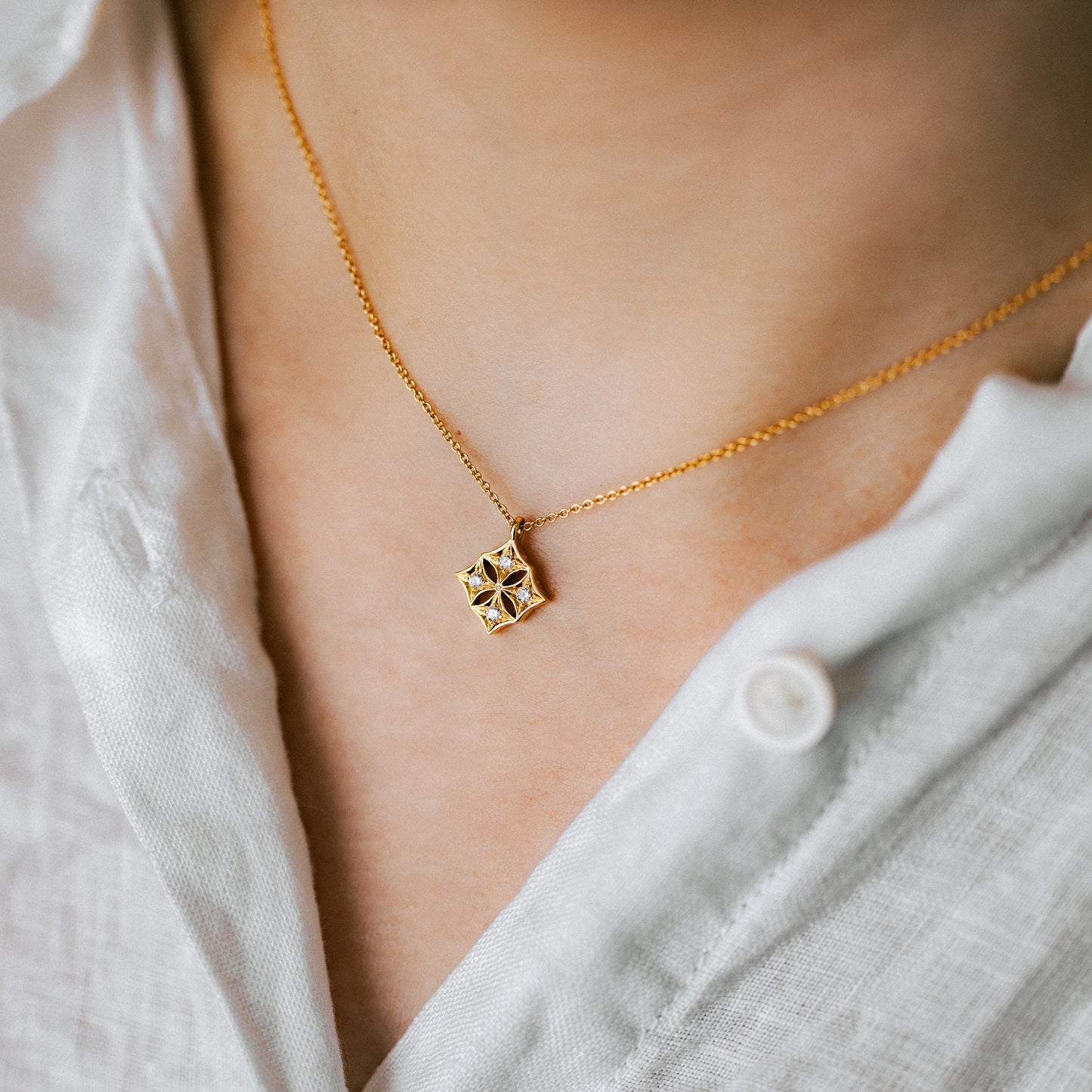 AURA Necklace - K18YG