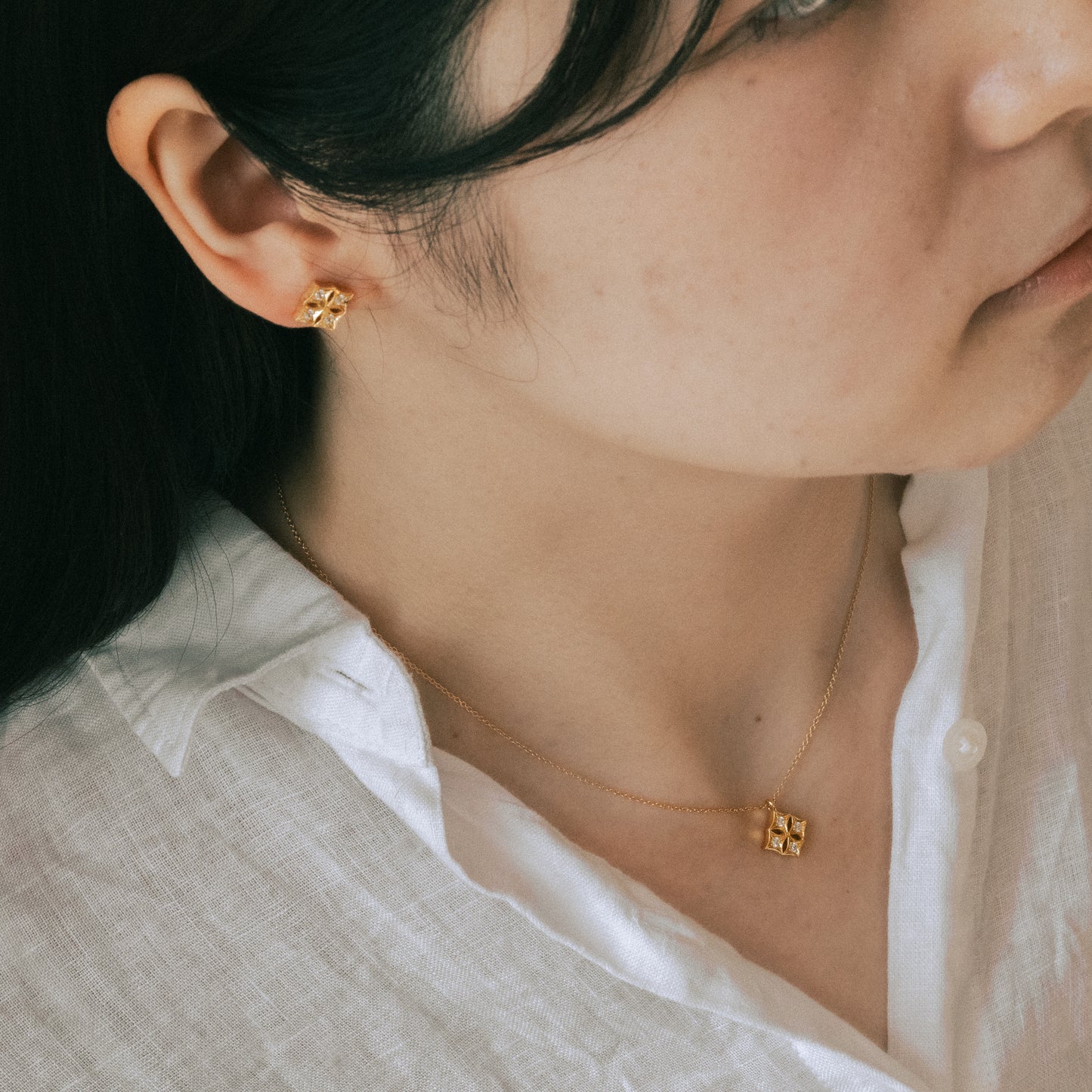 AURA Necklace - K18YG